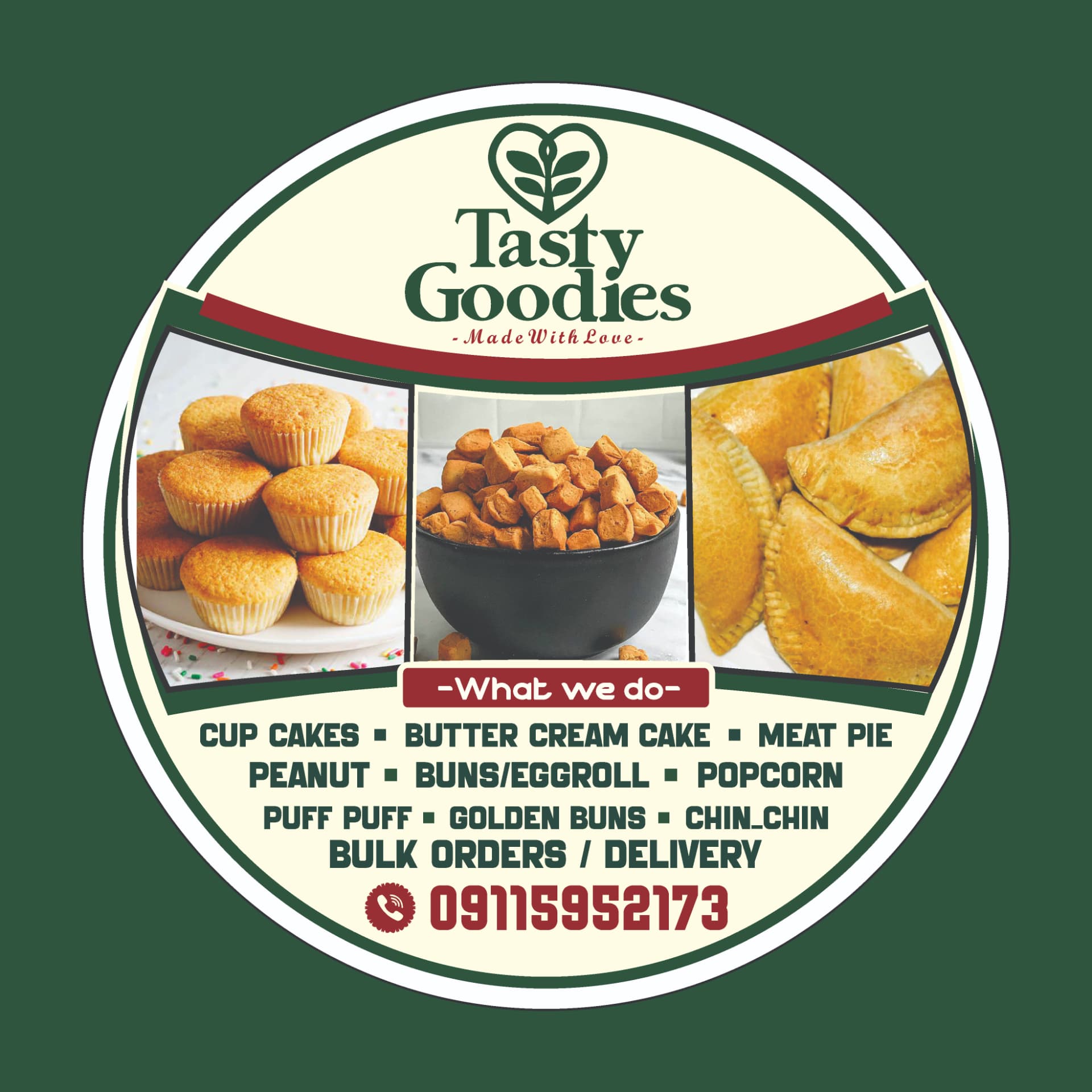 Tasty Goodies — Brand Identity & Packaging — Packaging 1