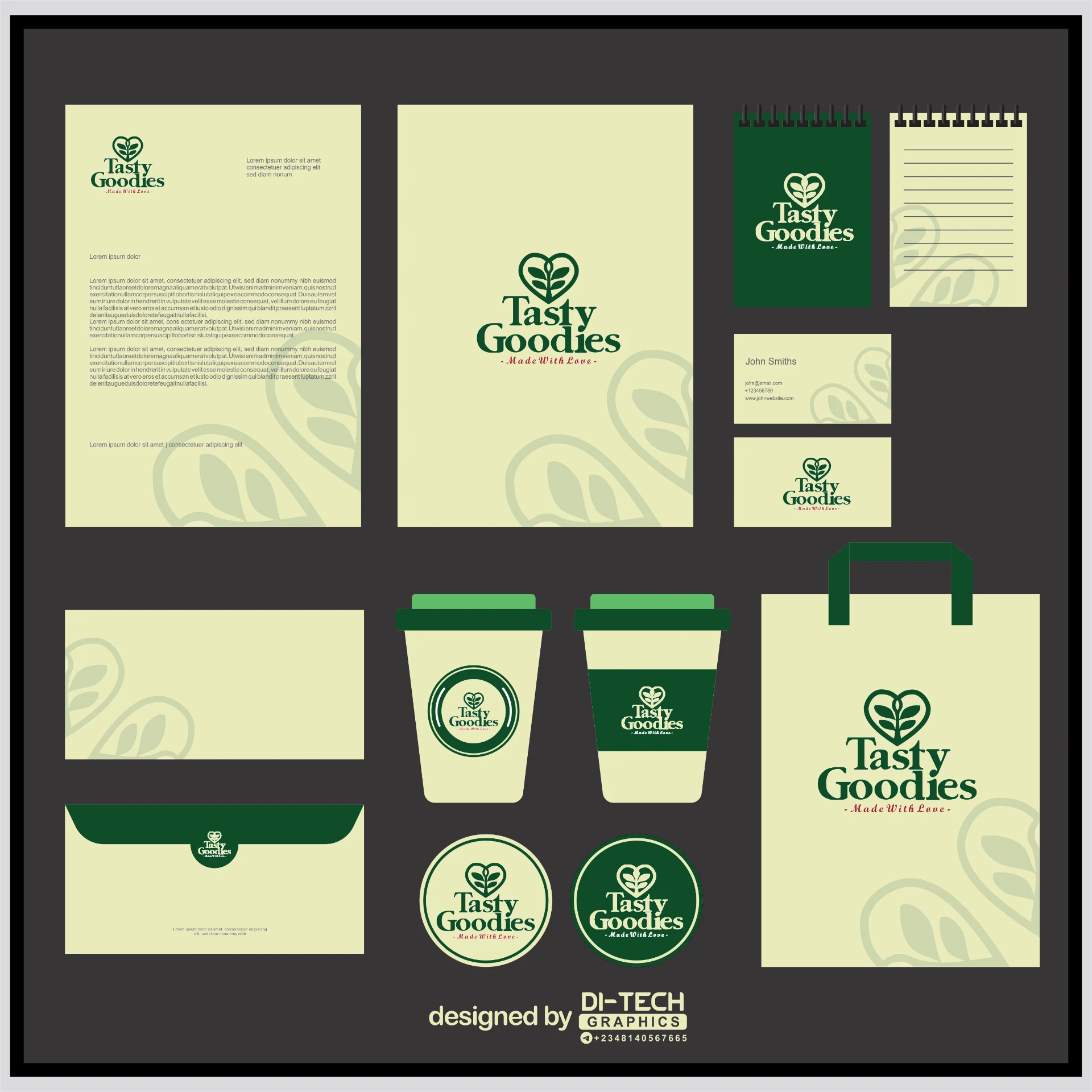 Tasty Goodies — Brand Identity & Packaging
